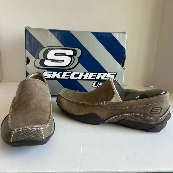 Skechers Men's Footloose Phoenix Distressed
Brown Driving Loafers 60660 Size 7.5 - Picture 1 of 8